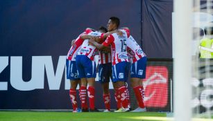 San Luis festeja anotación contra Tigres