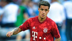 Philipe Coutinho en un partido con el Bayern Munich