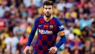 Gerar Piqué, durante un duelo con el Barcelona 