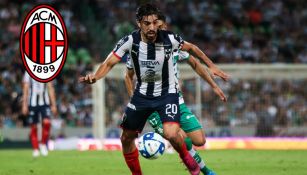 Rodolfo Pizarro en un partido con Monterrey