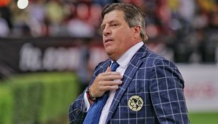 Miguel Herrera durante el partido contra el Atlas