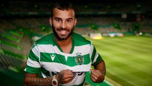 Jesé Rodríguez durante su presentación con el Sporting de Portugal