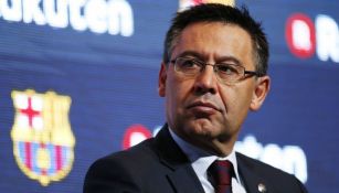 Josep Maria Bartomeu durante una asamblea del Barcelona