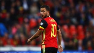 Eden Hazard, en un juego con la selección de Bélgica 