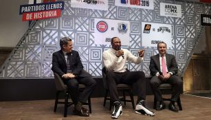 La conferencia sobre los juegos de NBA México