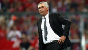 Carlo Ancelotti, se molesta tras el accionar de sus pupilos