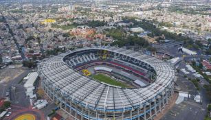 Vista panorámica del Estadio Azteca