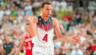 Curry, durante un partido de Estados Unidos