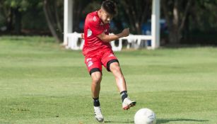 Shayr Mohamed durante una práctica con Atlético San Luis