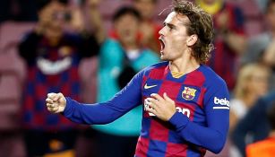 Griezmann, celebra gol contra Villarreal 