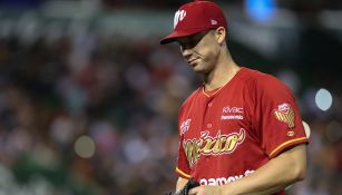 Jugador de Diablos, durante juego contra Yucatán 