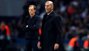 Zinedine Zidane, durante un duelo del Real Madrid 