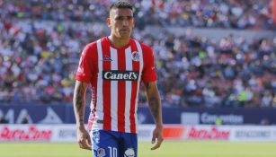 Ricardo Centurión, durante un juego del Atlético de San Luis