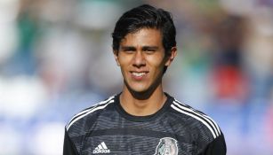 José Juan Macías, en un juego con el Tri Sub 22