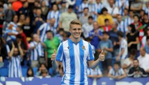 Odegaard, en un partido de la Real Sociedad