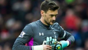 Lloris, durante un partido del Tottenham