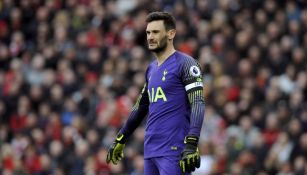 Hugo Lloris, en un partido con el Tottenham