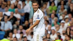 Hazard se lamenta en juego del Real Madrid 