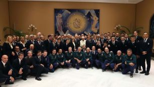 La Selección Italiana visitó al Papa