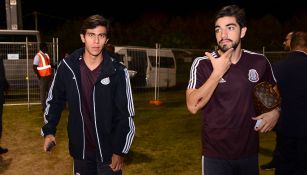 Rodolfo Pizarro a su llegada a Bermudas