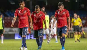 Jugadores de Veracruz cabizbajos en el Luis Pirata Fuente 