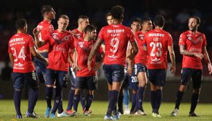 Jugadores de Veracruz tras el juego ante Tigres del A2019