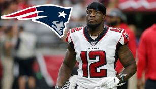 Mohamed Sanu en un partido con los Falcons