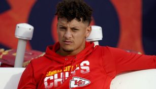 Patrick Mahomes, durante una práctica de Chiefs