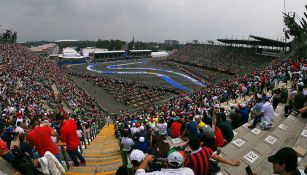 Una panorámica del Hermanos Rodríguez durante las prácticas 