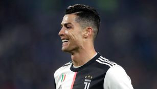 Cristiano Ronaldo en un partido con la Juventus