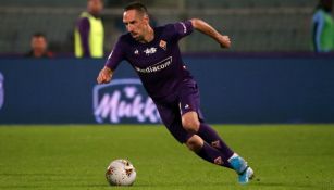 Frank Ribery, durante un partido con Fiorentina