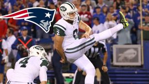 Nick Folk intenta gol de campo con los Jets