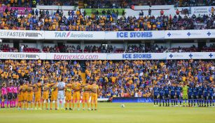 El Querétaro y Tigres guardan un minuto de silencio por Diana