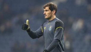 Iker Casillas, en un partido del Porto