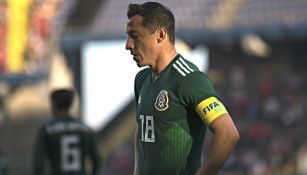 Guardado, después de un partido del Tri