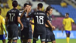 Selección Mexicana Sub 17 celebrando un gol