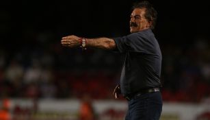 La Volpe, durante un partido de los Diablos Rojos