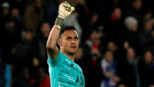 Keylor Navas en un partido con el PSG