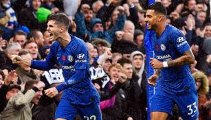 Pulisic celebra su gol ante el Crystal Palace