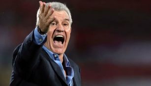 Javier Aguirre durante un juego de la Liga de España