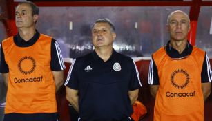 Gerardo Martino y su cuerpo técnico en Panamá