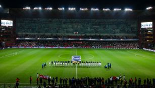 La pobre entrada en el Nemesio Diez para el México vs Bermudas