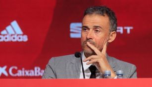 Luis Enrique, en su presentación como DT de España