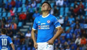 Jonatan Cristaldo en su etapa como jugador del Cruz Azul