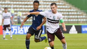 Eugenio Pizzuto en acción con la Selección Mexicana en Brasil 2019