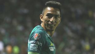 Ángel Mena, durante el partido ante Morelia