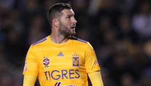 Gignac en el juego frente a América en la Liguilla del A2019