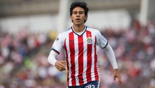 José Juan Macías, en un partido con Chivas