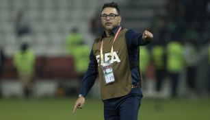 Mohamed durante un juego de Rayados 