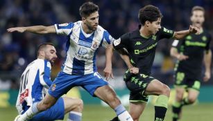 Diego Lainez durante el partido entre Espanyol y Real Betis